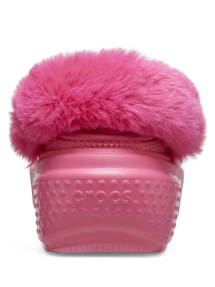 Crocs Pink Stomp Lined Winter Clogs - Image 3 of 4