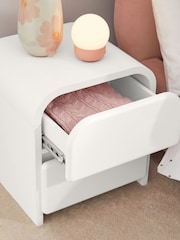 White Kids Bubble Bedside Table - Image 2 of 7