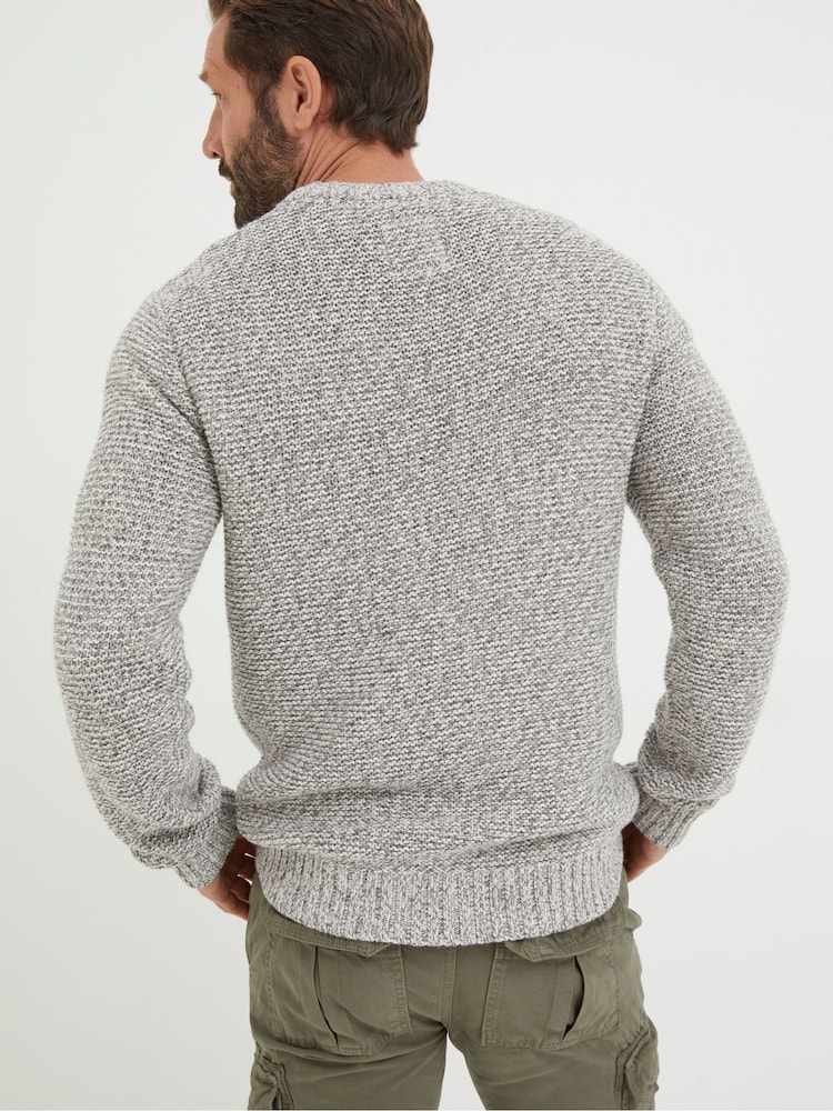 FatFace Grey Crew Jumper - Image 2 of 4