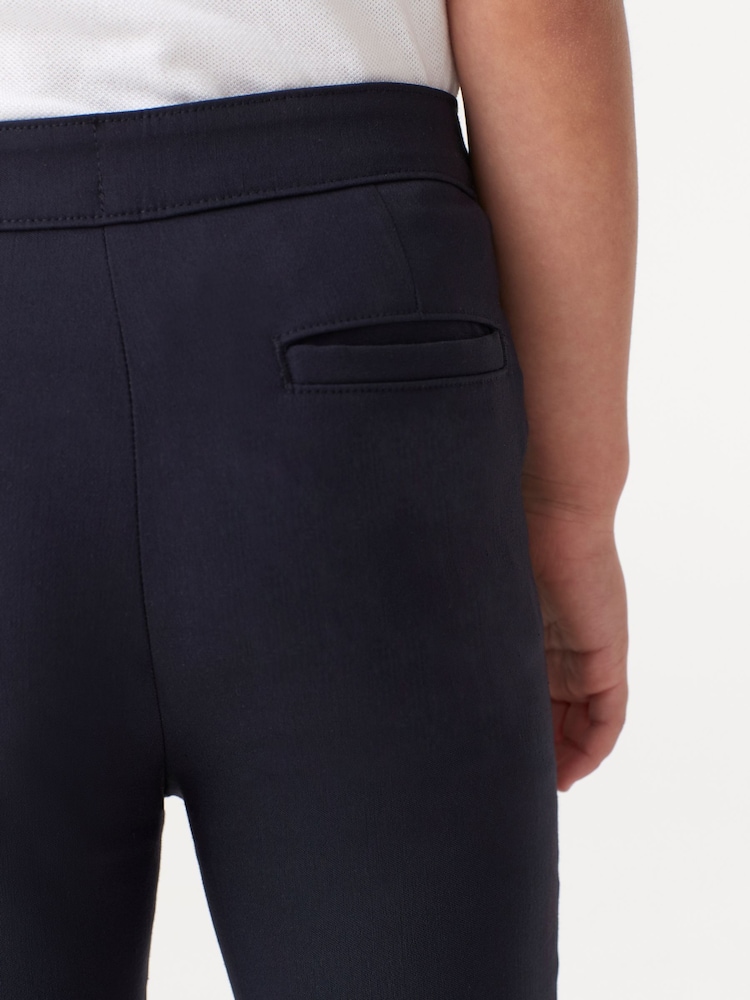 Navy Blue Regular Length School Skinny Stretch Trousers (3-18yrs) - Image 4 of 8