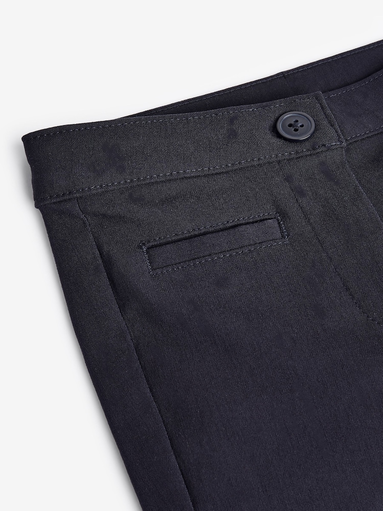 Navy Blue Regular Length School Skinny Stretch Trousers (3-18yrs) - Image 7 of 8
