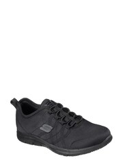 Skechers Black Ghenter Srelt Slip Resistant Womens Trainers - Image 3 of 5