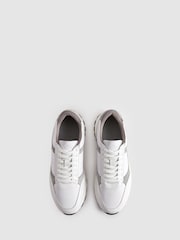Unseen Suede Leather Plemont Trainers - Image 3 of 5