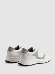Unseen Suede Leather Plemont Trainers - Image 4 of 5