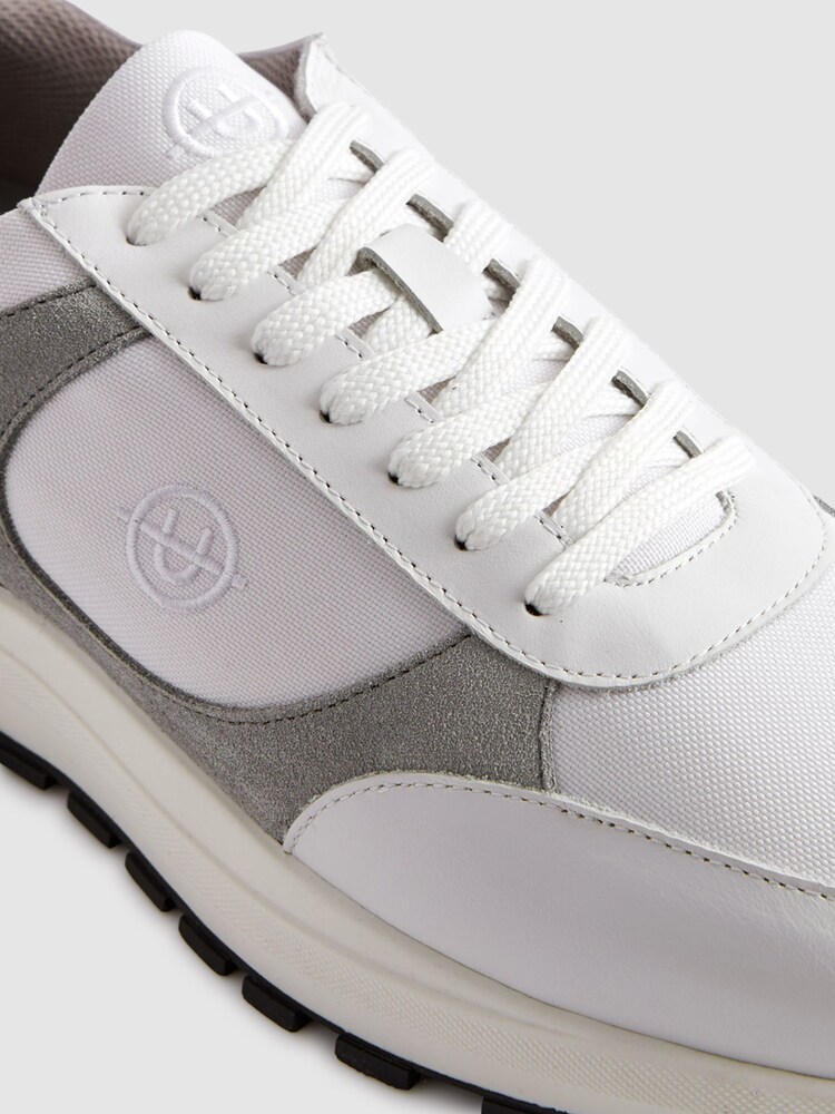 Unseen Suede Leather Plemont Trainers - Image 5 of 5