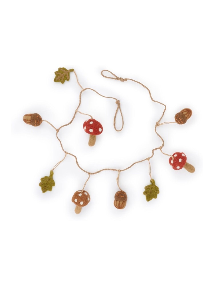 Sophie Allport Multicoloured Autumn Forage Garland - Image 2 of 2 Sophie Allport Multicoloured Autumn Forage Garland - Image 2 of 2