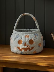 Sophie Allport Blue Paws & Pumpkins Halloween Basket - Image 1 of 2