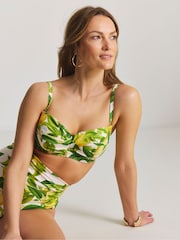Simply Be Yellow Lemon Magisculpt Twist Front Bikini Top - Image 3 of 4