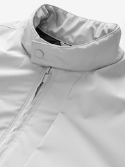 Grey Signature Down Shower Resistant Harrington Jacket - Image 8 of 9