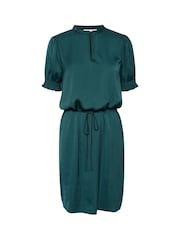 Saint Tropez Green Nunni Above Knee Length Belted Dress - Image 4 of 5