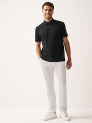 Black Regular Fit Short Sleeve Polo Shirt - Image 2 of 7