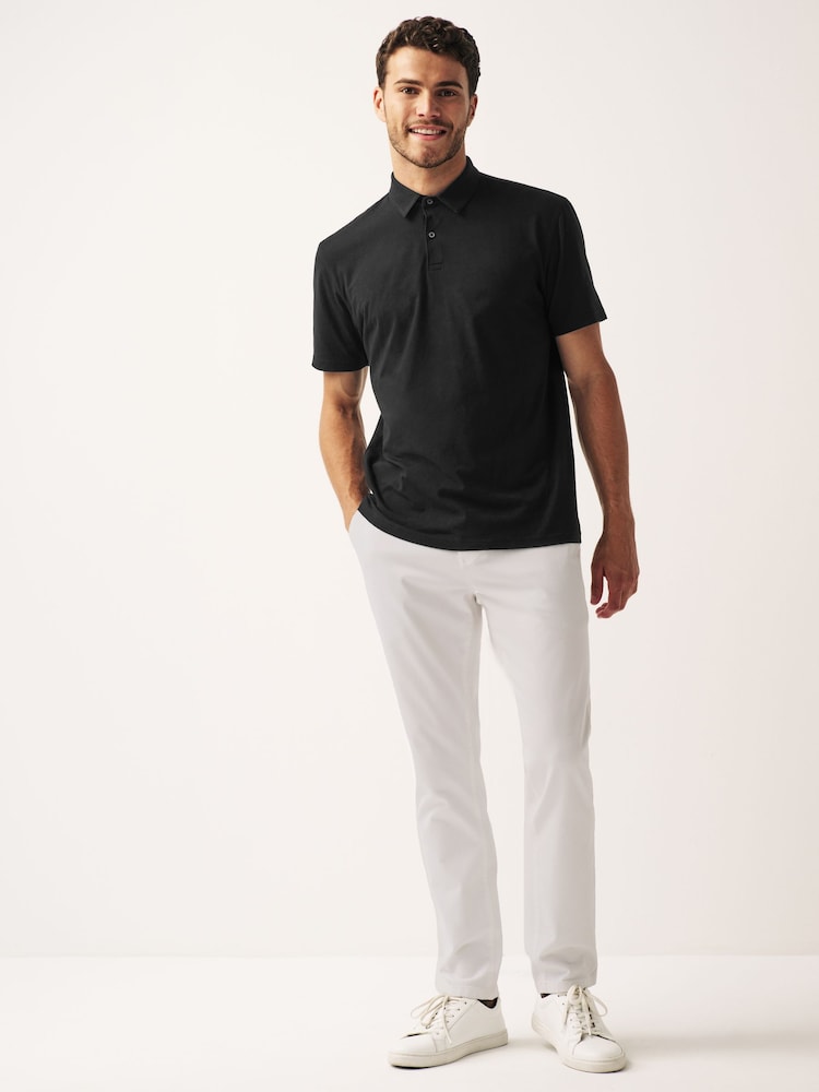 Black Regular Fit Short Sleeve Polo Shirt - Image 2 of 7