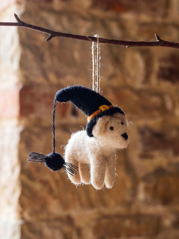 Sophie Allport Multicoloured Winnie the Witch Felt Bauble - Image 1 of 2 Sophie Allport Multicoloured Winnie the Witch Felt Bauble - Image 1 of 2