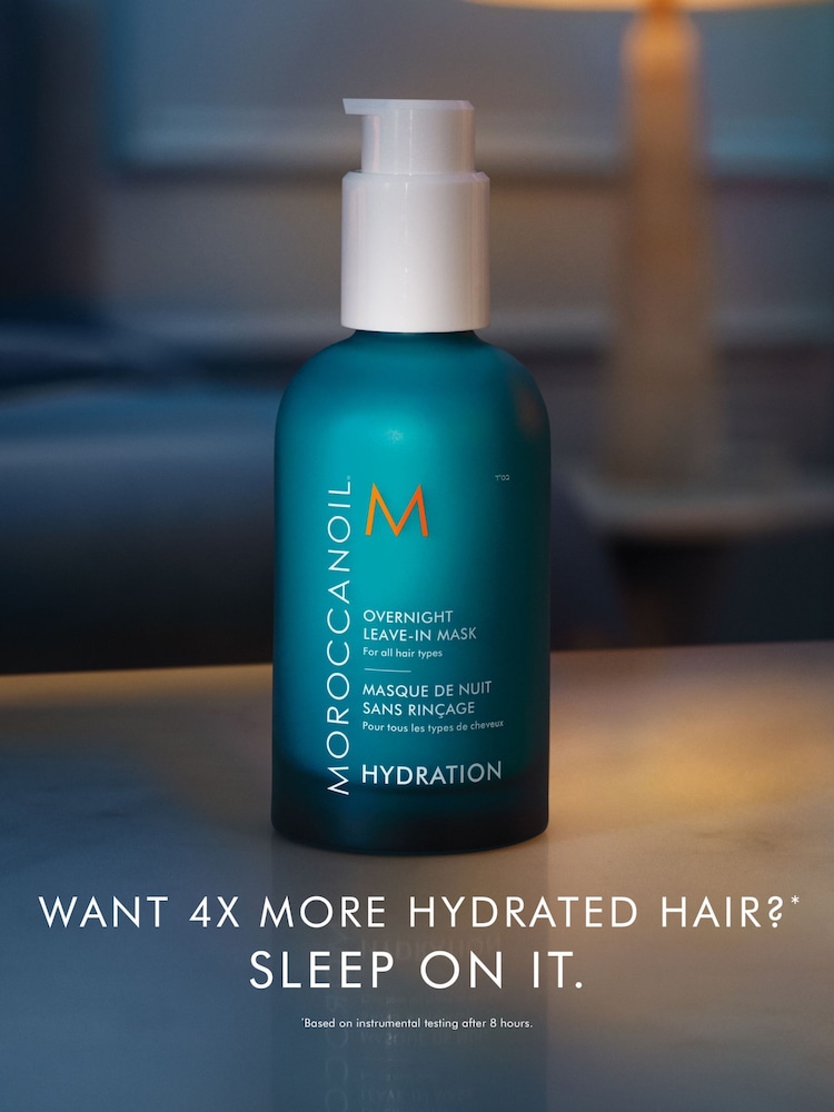 Moroccanoil Hydrate Shampoo and Conditioner 70ml + NEW Overnight Leavein Mask 50ml Gift Set - Image 2 of 6 Moroccanoil Hydrate Shampoo and Conditioner 70ml + NEW Overnight Leavein Mask 50ml Gift Set - Image 2 of 6