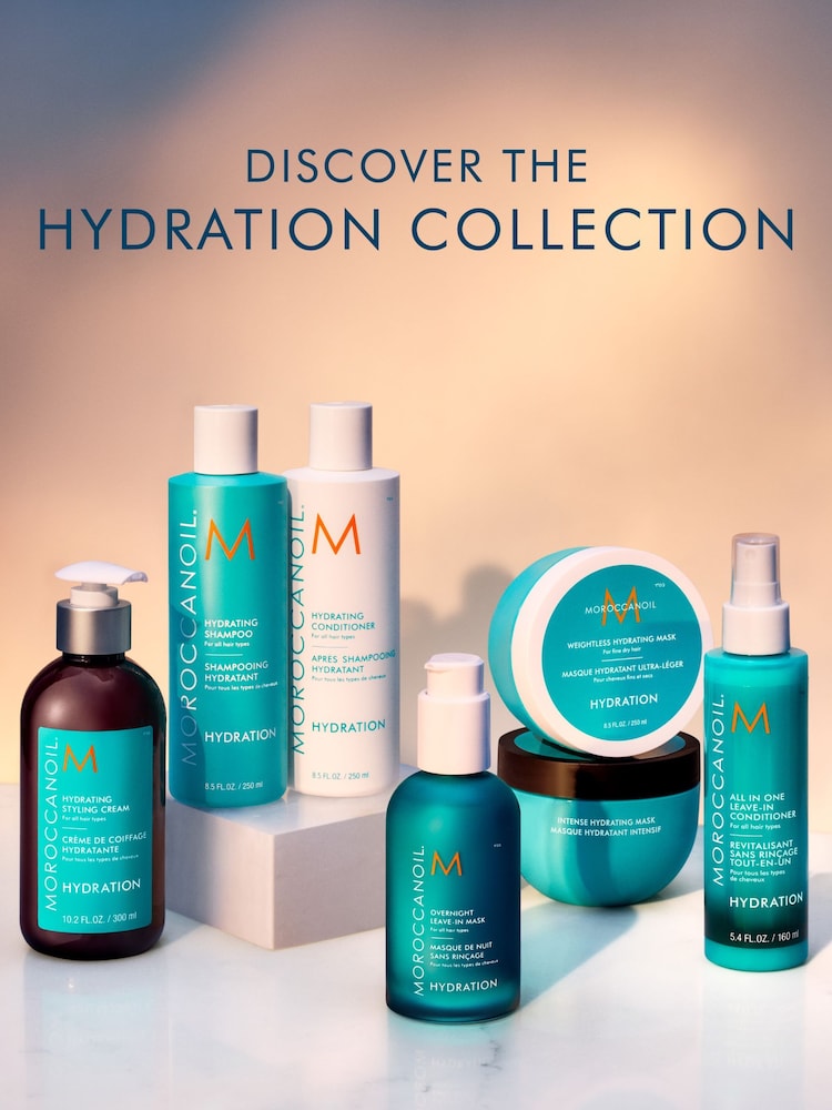 Moroccanoil Hydrate Shampoo and Conditioner 70ml + NEW Overnight Leavein Mask 50ml Gift Set - Image 6 of 6 Moroccanoil Hydrate Shampoo and Conditioner 70ml + NEW Overnight Leavein Mask 50ml Gift Set - Image 6 of 6