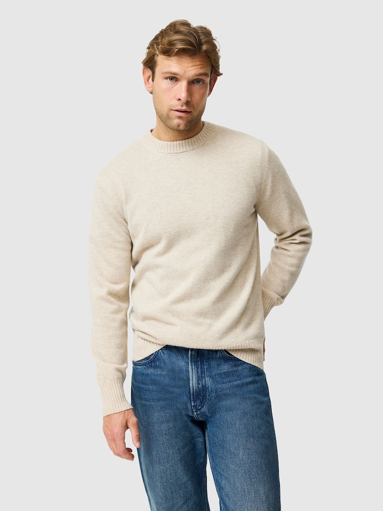 Rodd & Gunn Cream Stewart Island Knit Jumper - Image 1 of 6