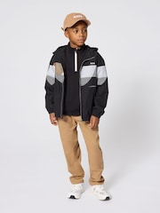 BOSS Black Hooded Jacket - Image 1 of 4