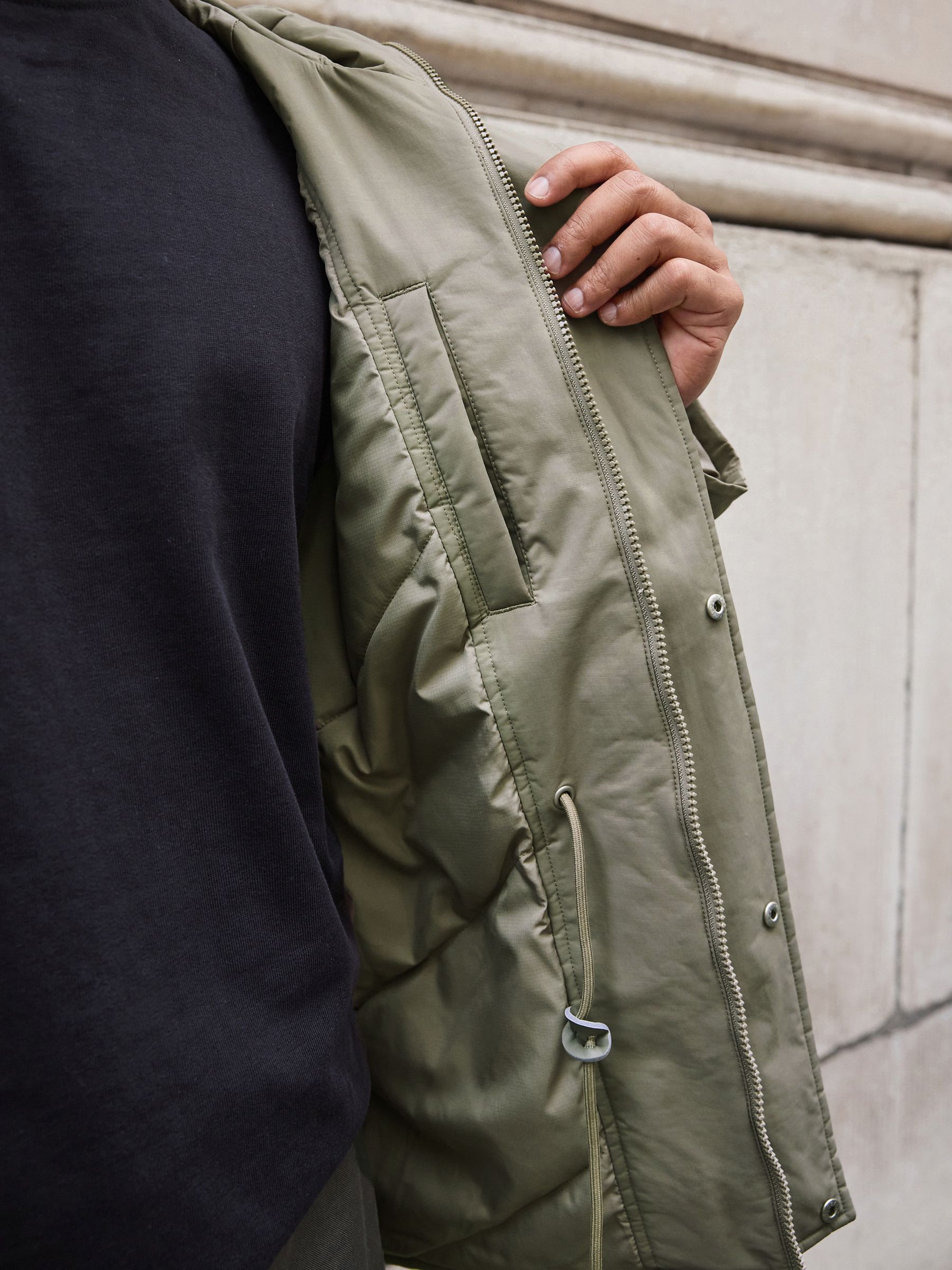 Buy Neutral Waterproof Ripstop Technical 4 Pocket Jacket from the
