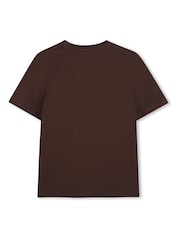 BOSS Brown Logo Short Sleeve T-Shirt - Image 2 of 2