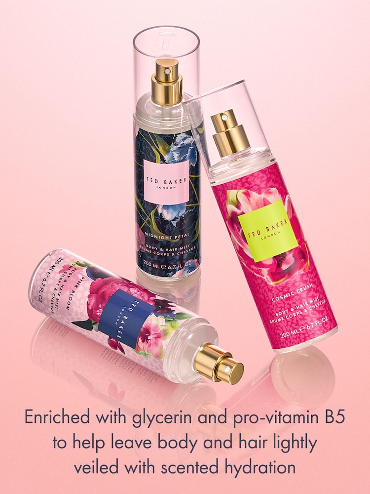 Ted Baker Fusion Pink Bloom Body & Hair Mist 200ml - Image 7 of 7