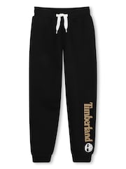 Timberland Black Fleece Joggers - Image 1 of 3