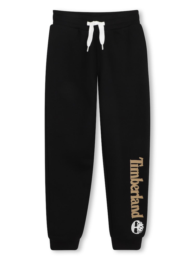 Timberland Black Fleece Joggers - Image 1 of 3