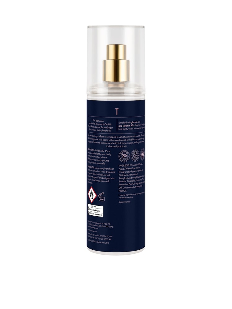 Ted Baker Fusion Midnight Petal Body & Hair Mist 200ml - Image 2 of 2