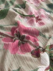 Neutral Floral Kew Collection Strappy Slip Dress - Image 6 of 7