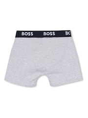 Mėlyna/tamsiai mėlyna/pilka - BOSS boksininkų rinkinys 3 - 6 paveikslėlis iš 8