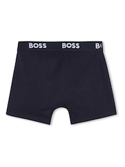 Mėlyna/tamsiai mėlyna/pilka - BOSS boksininkų rinkinys 3 - 8 paveikslėlis iš 8