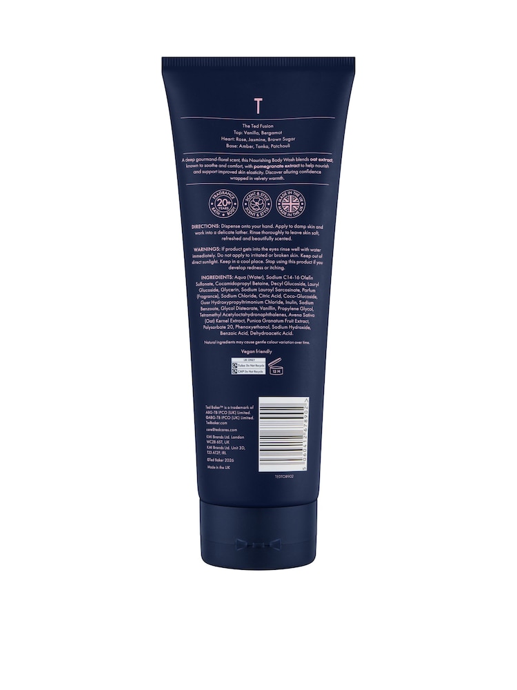 Ted Baker Fusion Midnight Petal Body Wash 250ml - Image 2 of 2