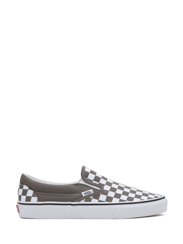 Vans Mens Classic Slip-On Check Trainers - Image 1 of 7