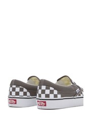 Vans Mens Classic Slip-On Check Trainers - Image 6 of 7
