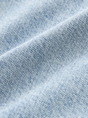 Mid Blue 100% Cotton Patch Pocket Denim Jacket - Image 7 of 7