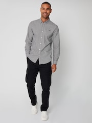 Threadbare Black 100% Cotton Long Sleeve Check Shirt - Image 3 of 4