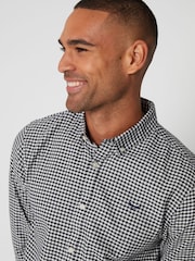 Threadbare Black 100% Cotton Long Sleeve Check Shirt - Image 4 of 4