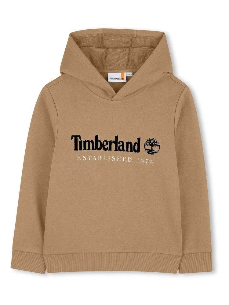 Timberland Sandy Brown Hooded Sweatshirt - Image 1 of 3 Timberland Sandy Brown Hooded Sweatshirt - Image 1 of 3