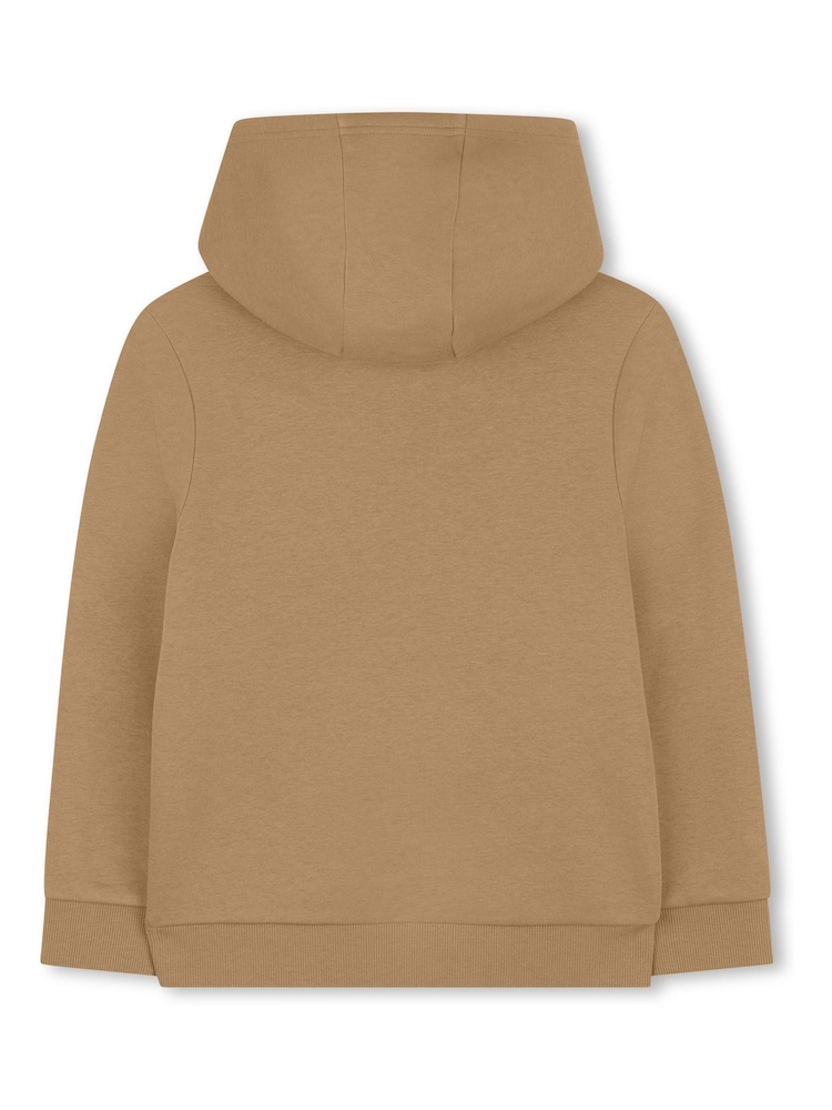Timberland Sandy Brown Hooded Sweatshirt - Image 2 of 3 Timberland Sandy Brown Hooded Sweatshirt - Image 2 of 3