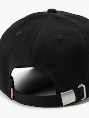 Levi's® Regular Black Batwing Logo 100% Cotton Cap - Image 2 of 3