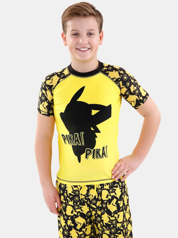 Character Yellow/Black Pokemon Pikachu Swim Set - Image 1 of 7