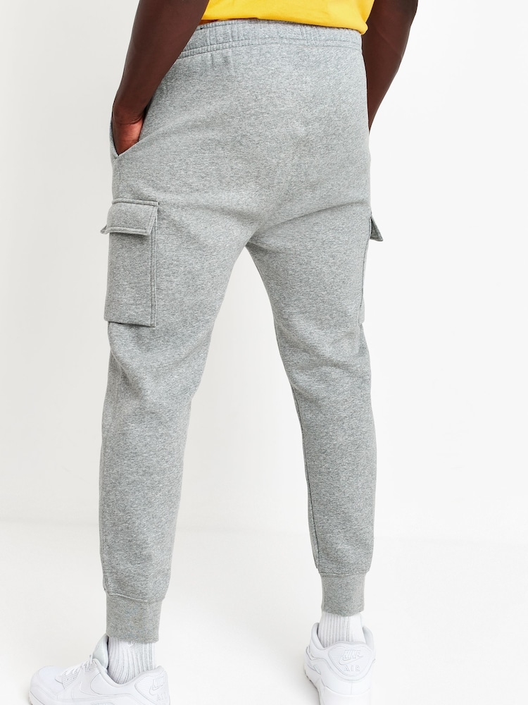 Nike Grey Club Cargo Joggers - Image 2 of 5