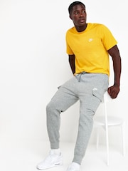 Nike Grey Club Cargo Joggers - Image 3 of 5