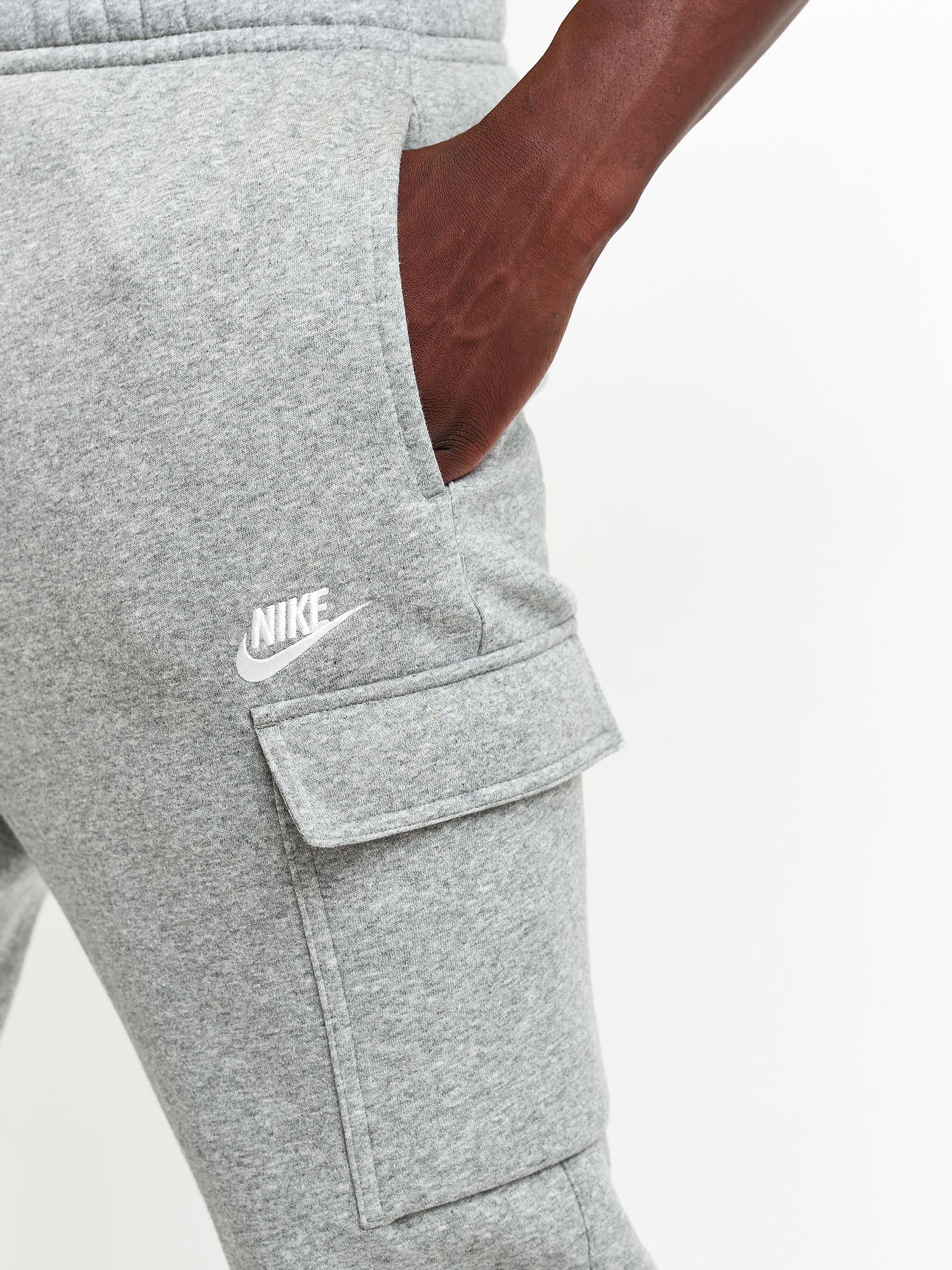 Buy Nike Grey Club Cargo Joggers from Next Netherlands