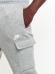 Nike Grey Club Cargo Joggers - Image 4 of 5