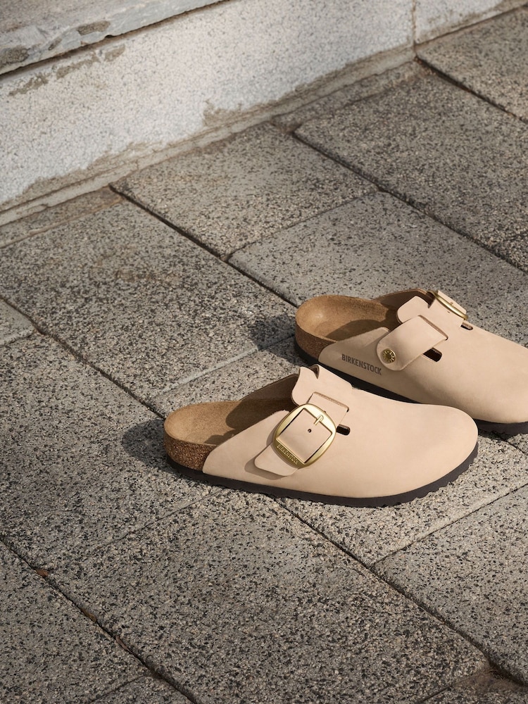 Birkenstock Sand Boston Big Buckle Clogs - Image 5 of 8
