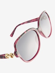 Red Polarised Large Square Sunglasses - Image 5 of 6