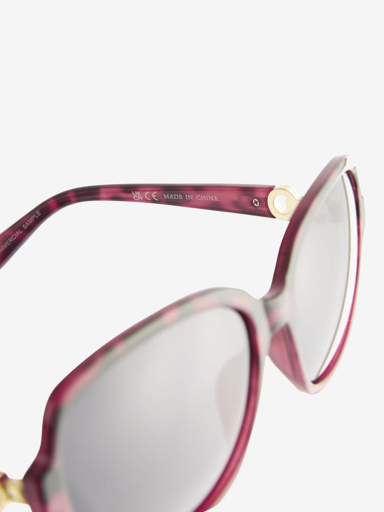 Red Polarised Large Square Sunglasses - Image 6 of 6