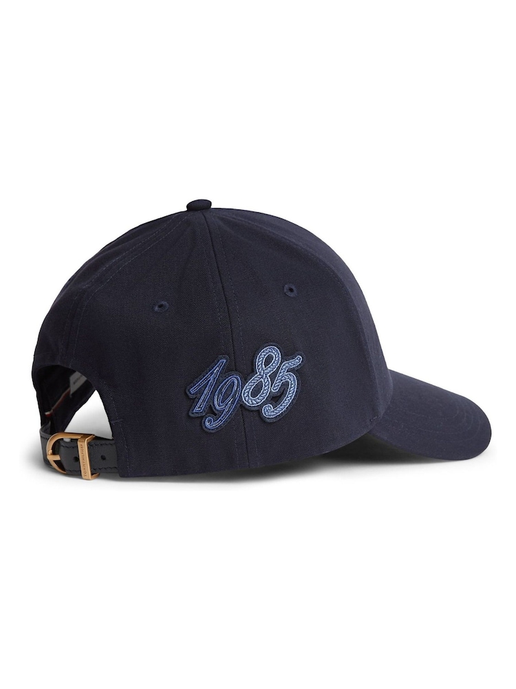Tommy Hilfiger Blue Logo Patch Six-Panel Baseball Cap - Image 2 of 4 Tommy Hilfiger Blue Logo Patch Six-Panel Baseball Cap - Image 2 of 4