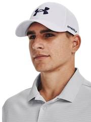 Under Armour White/Blue Golf 96 Cap - Image 1 of 4