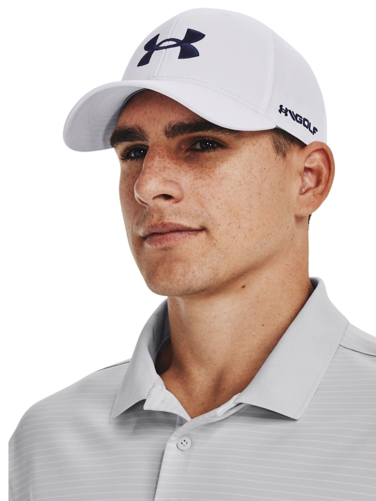 Under Armour White/Blue Golf 96 Cap - Image 1 of 4